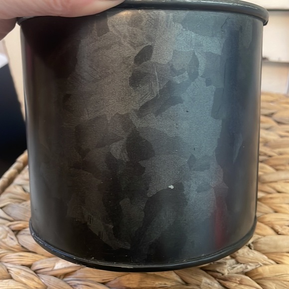 Anthropologie Home Habit + Form Cylinder Iron Pot Terrain Small New AnthroLiving - Picture 6 of 7